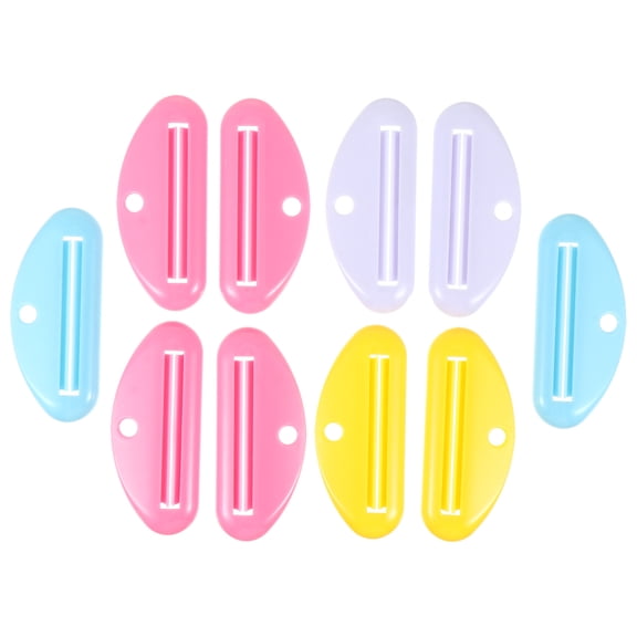 MLINS 10 Pcs Plastic Squeeze Toothpaste Paint Tube Squeezer Cream