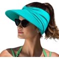 thumbnail image 4 of Sombreros deportivos con visera para el sol,Gorra de béisbol con parte superior vacía,Sombreros para el sol para mujer con protección UV,Sombreros para el sol para niñas y mujeres en la playa, 4 of 5