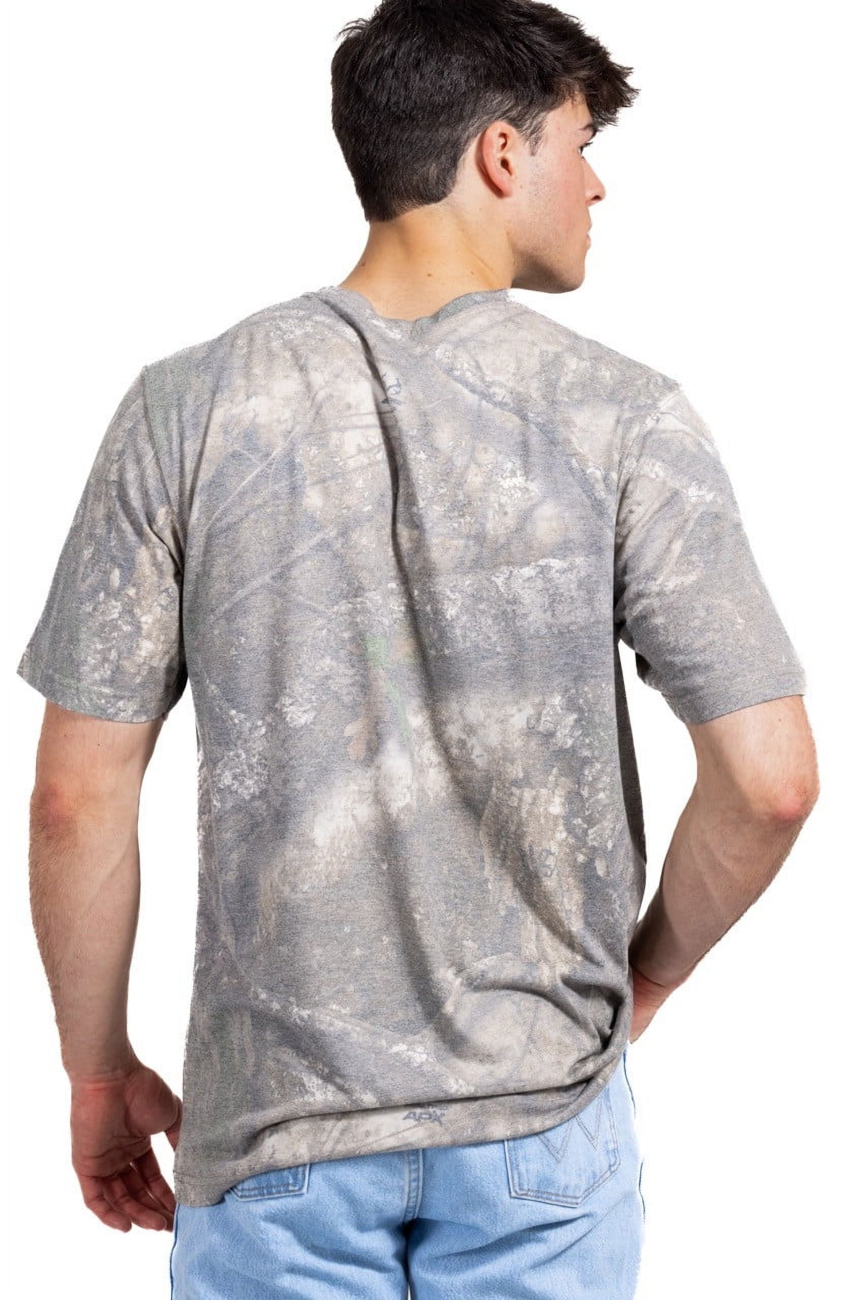Realtree Camo Tri-Blend Short Sleeve Shirt – Lightweight & Soft, Outdoor & Hunting Apparel​ | S-5XL