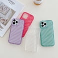 thumbnail image 4 of Funda De Teléfono Ondulado De Agua Suave Para iPhone 11 12 13 14 Pro Max 14 Plus Silicona De Parachoques De Caramelo Transparente, 4 of 4