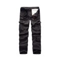 thumbnail image 3 of Pantalones casuales de moda para hombre, de algodón, multibolsillos, 100 % lavables con agua, 3 of 5