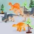 thumbnail image 4 of Coche Transportador De Dinosaurios Para Niños, Juguete Con Dinosaurio De Juguete, Vehículo De Ingeniería Grande, Coche De Tracción Por Fricción, Juego De Coches De Dinosaurios Para Niños Eigraketly FN007277-04, 4 of 6