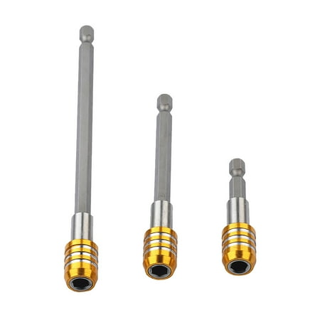 

Outfmvch Drill Bits Release 3Pcs Bit Set Screwdriver Hex Extension Quick Holder Shank Tools & Home Improvement