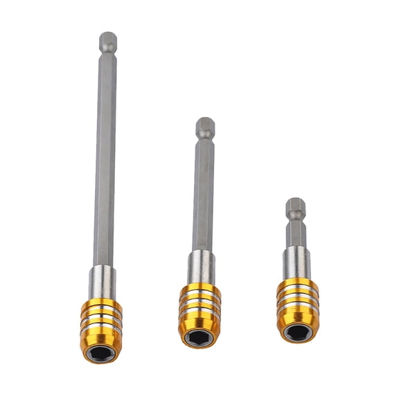 Hex Shank Screwdriver Extension Bit Set for Tool Use