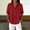 *Red, variant on ClodeEU Women's Linen Blend Short Sleeve Button Down Shirt, Casual Loose Fit Blouse Army Green,Women's Plus L