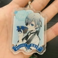 thumbnail image 4 of 6CM Anime Black Butler Figure Sebastian Michaelis Acrylic Key Chains Under taker Grell Sutcliff Character Model Fans Xmas Gifts tzw, 4 of 7