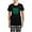 With Checker Pant, variant on CafePress - Washed Shamrock Women's Dark Pajamas - Women's Short Sleeve Print T-Shirt and Pants Dark Cotton Pajama Set