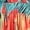 LQ479-Orange, variant on 2026 New Bohemian Style Women's Tropical Palm Leaf Print Spaghetti Strap Deep V Maxi Sundress, Empire Waist Flowy Vacation Long Dress