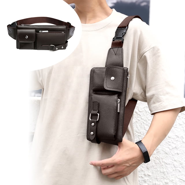 BAOPAI Sac Banane Imperméable pour Hommes et Femmes avec Grande Capacité et Sangle Réglable Idéal pour Voyage Course Randonnée Cyclisme Utilisation en Bandoulière