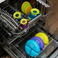 thumbnail image 6 of EVLA’s 9-Piece Silicone Toddler Plates and Bowls Set with Airtight Lids, 6 of 7