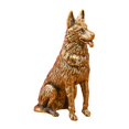 thumbnail image 3 of Estatuilla de perro, adorno de perro de la , estatua de perro de cobre, figuras de pequeño cachorro para decoración para sala de estar y, 3 of 8