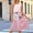 A77 Pink, variant on Women's Casual Sleeveless Midi A-Line Dress Crew Neck Abstract Geometric Print High Waisted Empire Waist Flare Swing Dress Breathable Flowy Summer Daily Wear Office Apparel