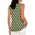 thumbnail image 4 of Hilenly Womens Tank Top Sleeveless Crew Neck Peplum Tops Loose Fit Casual Flowy Summer Clothes, 4 of 6