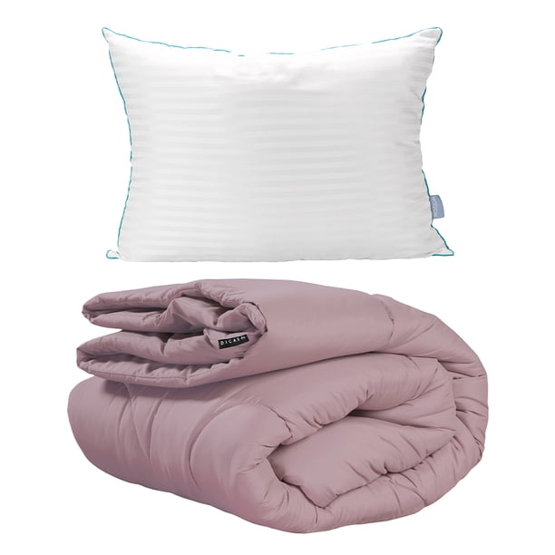 Edredón Individual Homy Lila + Almohada Royal