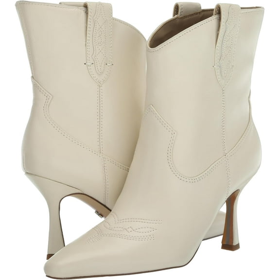 Sam Edelman Women's Moe Western Boot Modern Ivory 7.5M