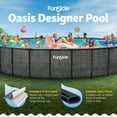 thumbnail image 4 of Funsicle 24' x 52" Oasis Designer Above Ground Pool Set with Pump, Round Frame, 4 of 6