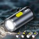 thumbnail image 1 of Linterna Mini Portátil - Pack de dos linternas LED brillantes para acampada y emergencias, lámpara de trabajo compacta con llavero, para uso doméstico y exterior, 1 of 5