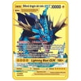 thumbnail image 4 of Cartas de Pokémon 10000, Arceus, Pikachu, Charizard, Vmax, Gx, monstruo de bolsillo dorado, letras de Metal de hierro en inglés, colección de tarjetas de regalo para niños, 4 of 4