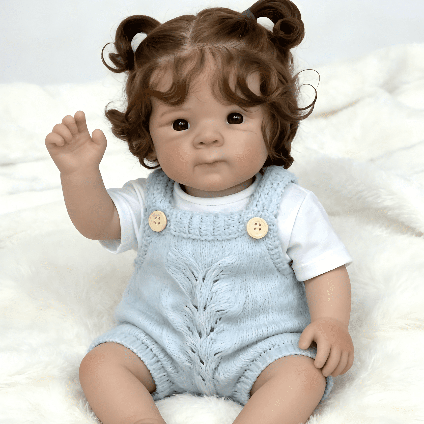 Dayoff Kids Lifelike Reborn Baby Dolls - 18 Inch Realistic Baby Doll (No Accessories) For Kids Age 3+