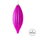 thumbnail image 2 of Vickerman M183270S 8 in. Fuchsia Shiny Line Finial Ornament  4 per Bag, 2 of 3