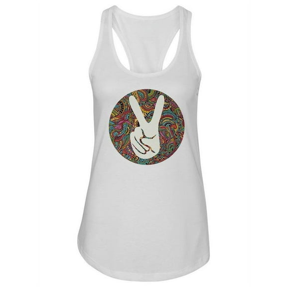 Hippie Style Watercolor Tank Women -Image by Shutterstock, Female Large
