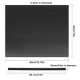 thumbnail image 2 of 4 Piezas de Estante de Horno Negro Protector de Estante de Silicona + 2 Piezas de Revestimiento Antiadherente para Horno para Mantener el Horno Limpio y Protegido, 2 of 9