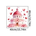 thumbnail image 3 of Uuiauoio Valentines Day Window Clings Decor, Heart Stickers for Galentines Day Decorations, Decals for Home, Office, Classroom, Glass Doors & Windows, 3 of 6