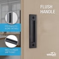 thumbnail image 2 of Wright Products Interior Barn Door Pull Handle Set, Matte Black, 2 of 12