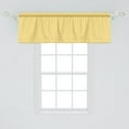 thumbnail image 2 of Ambesonne Yellow and White Window Valance, Ocean Waves, 54" X 18", Marigold White, 2 of 3
