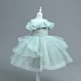 thumbnail image 3 of Girls Dress Wedding Party Tulle Princess Pageant Ball Gown Toddler Formal Dresses, 3 of 7