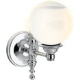 thumbnail image 4 of Kohler Lighting 22546-Sc01 Damask 11" Tall 1 Light Water Globe Wall Sconce - Bronze, 4 of 7