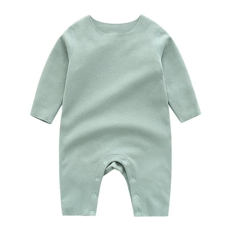 

Toddler Boys Thermal Underwear Solid Rompers Jumpsuits