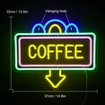 Wanxing Coffee Neon Sign Coffee Letter LED Neon Light for Home Bedroom