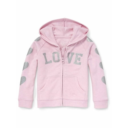 - Long Sleeve Full-Zip Hoodie (Baby Girls & Toddler Girls)