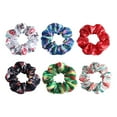 thumbnail image 2 of Yoyauz 6PCS Christmas Hairbands Snowflakes Christmas Trees Elastic Bands Soft Hairbands Hair Accessories For Ladies Holidays Christmas Parties Supplies, 2 of 6