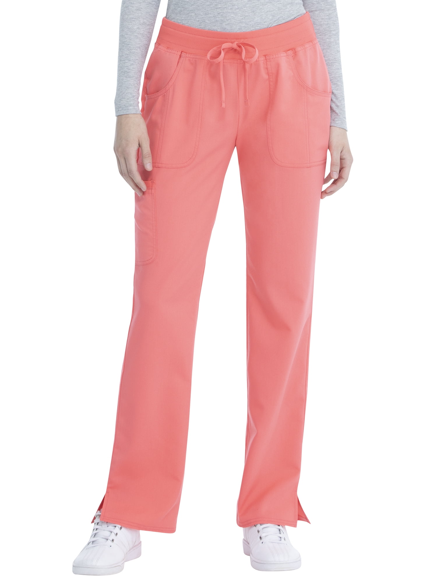 scrubstar petite drawstring cargo pant