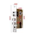 thumbnail image 4 of Manija de puerta antirrobo para habitación silenciosa, manija de Puerta del dormitorio, cerradura de manija a presión, cerradura de puerta de acero inoxidable A03, 4 of 5