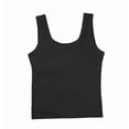 thumbnail image 4 of Lumtrix Womens Sleeveless Scoop Neck Built In Bra Tank Tops 2026 Summer Casual Basic Slim Fit Ribbed Knit Racerback Workout Cami Shirts Black M, 4 of 5