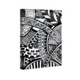 thumbnail image 4 of Wynwood Studio Abstract Modern Canvas Art - Black Mandala, Wall Art for Living Room, Bedroom, and Bathroom, 16 in x 24, Black and White Home Decor, 4 of 5