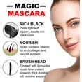 thumbnail image 4 of Mascara Black Volume and Length 4D Silk Fiber Lash Mascara Waterproof Mascara Voluminous Eyelashes,Dramatic Extension,Long Lasting Fiber Mascara Liquid Lash Extensions Mascara, 4 of 7