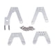 thumbnail image 4 of Prefijo metálico de actualización RC/soporte de amortiguación/soporte de batería/viga delantera y trasera para Axial Montura de choque, 4 of 9