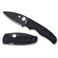 thumbnail image 1 of Spyderco Knives Shaman Compression Lock Black G-10 Serrated S30V C229GSBK  Cuchillo, 1 of 4