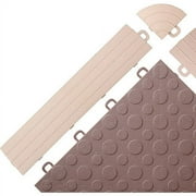 BlockTile Interlocking Ramp Edges without Loops, 12 Edges and 2 Corners