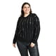 thumbnail image 1 of Sueter de punto con lentejuela Roman Fashion / Tallas Extras, 4004 (Negro / Plata) negro 36, 1 of 6