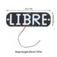 thumbnail image 2 of Letreros Led Con Luces Para Líneas Cortas Letreros Led Para Parabrisas De Automóviles Letreros Para Taxis Pegatinas Para Parabrisas Luces Indicadoras Para La Cabina Del Conductor, 2 of 3