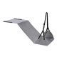 thumbnail image 4 of Hammock de la hamaca para pies de avión hamaca conveniente accesorios de viaje premium Gris, 4 of 8