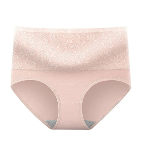 

NECHOLOGY Womens Underwear Sexy Bulk Womens Underwear Cotton Underwear No Muffin Top Full Ladies Underwear Briefs Cotton Underpants Beige XX-Large