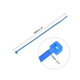 thumbnail image 3 of Uxcell Cable Ties Cable Zip Ties Adjustable Cable Tie Wraps Self-Locking Nylon  5.9" x  0.1" Blue 80pcs, 3 of 5