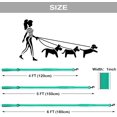 thumbnail image 6 of Solennerer Dog Leash Heavy Duty Pet Leash 2 Traffic Padded Handles Reflective Leash for Medium to Large Dogs, 6 of 7
