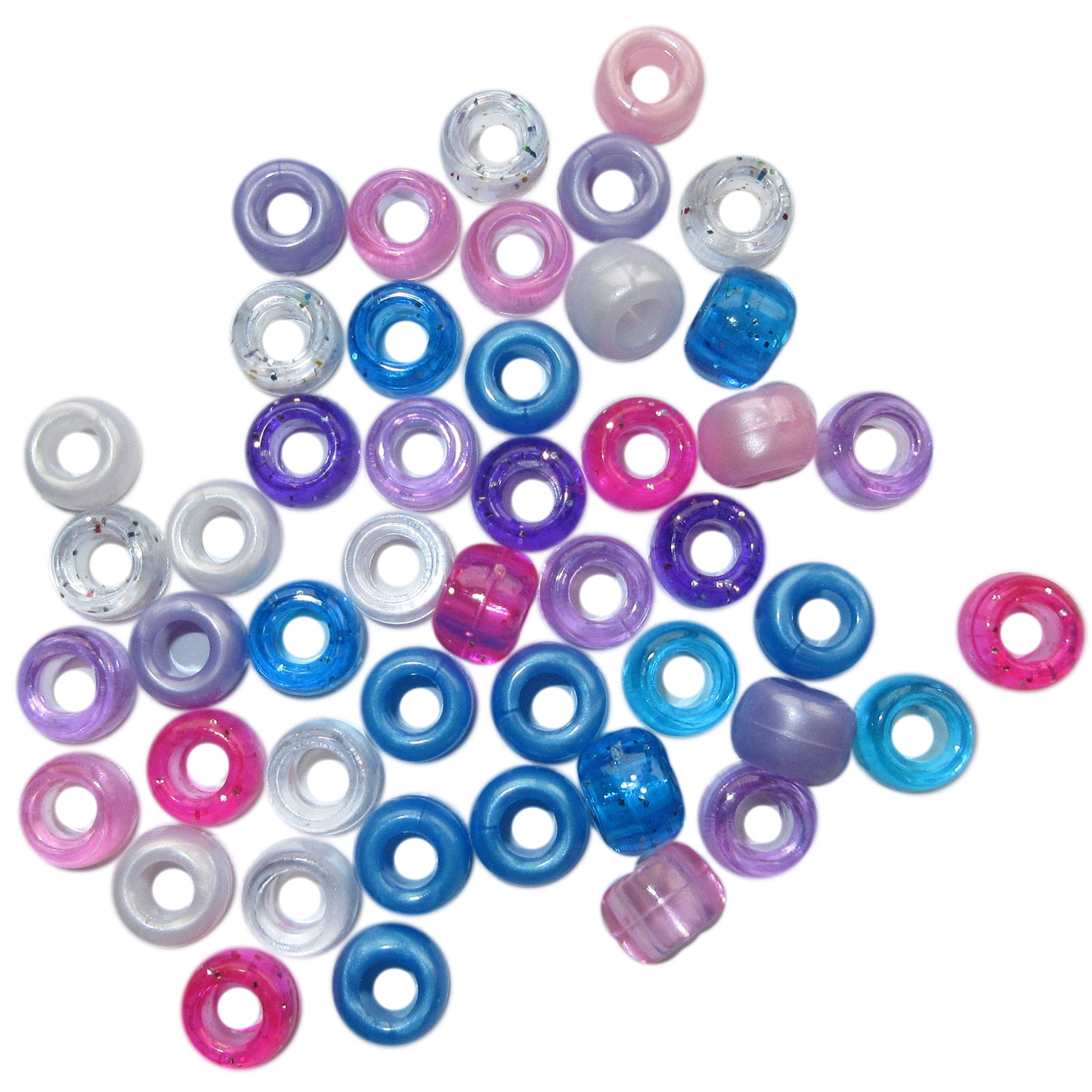 12 Packs: 580 ct. (6,960 total) Unicorn Mix Pony Beads by Creatology - 6mm x 9mm